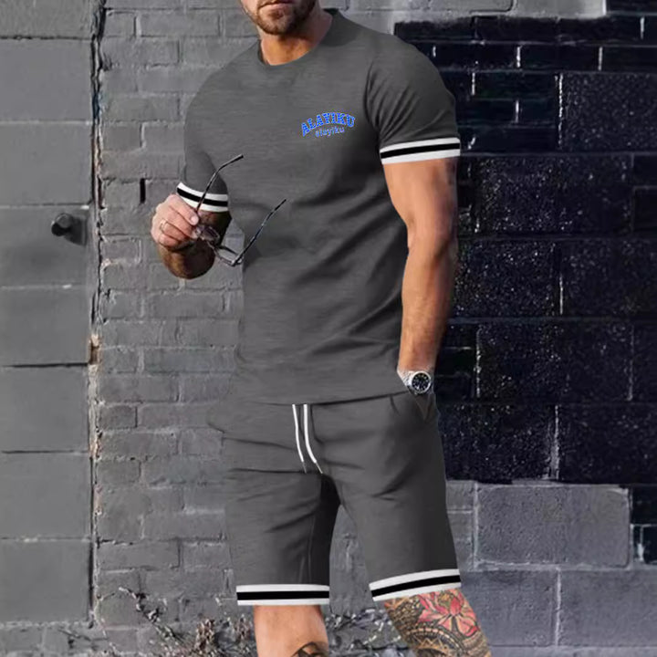 Herrer Sports T-Shirt og Shorts Sæt Stilla