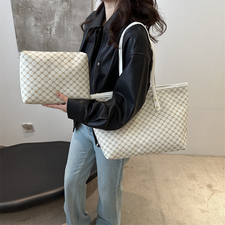 Femme Designer Håndtaske med matchende Taske Stilla