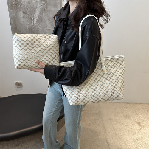 Femme Designer Håndtaske med matchende Taske Stilla