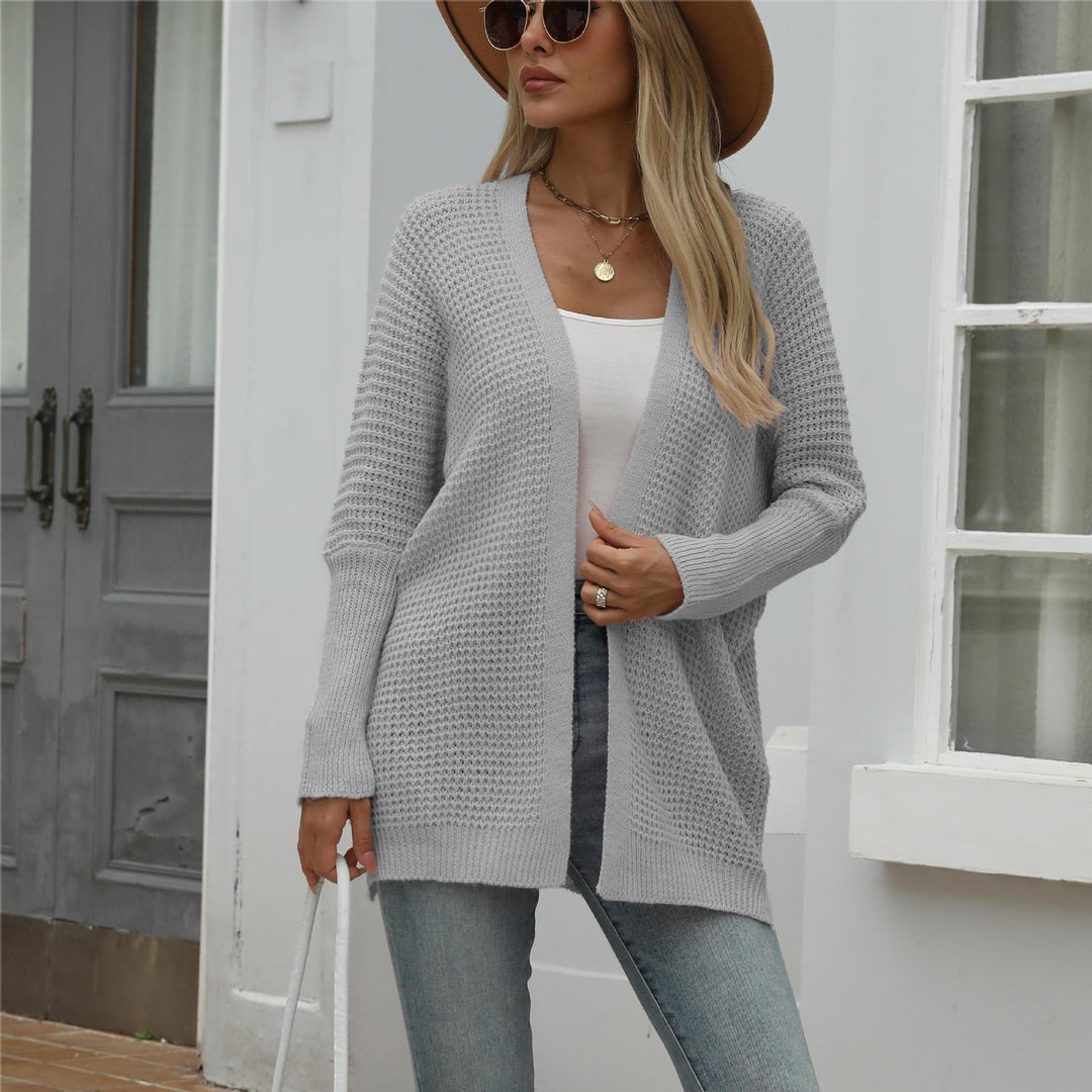 Femme Chunky Strik Casual Cardigan Stilla