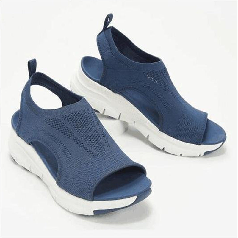 Dame Komfortable Mesh Sandaler med skridsikker sål og åndbart design Stilla