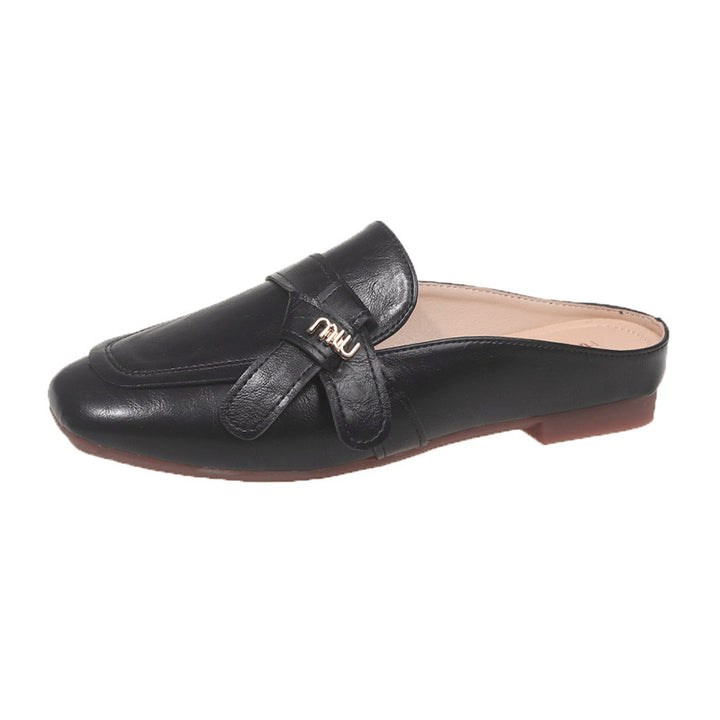 Dame Slip-On Mules med dekoreret sløjfe-detalje Stilla
