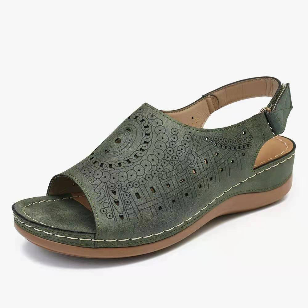 Dame Sporty Sandaler med dekorativt snit og ergonomisk fodseng Stilla