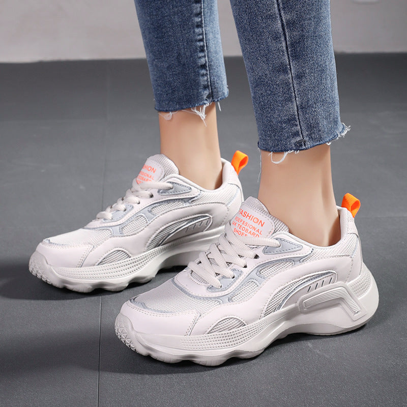 Dame Lettere Mode Sneakers med Stødabsorberingsteknologi Stilla