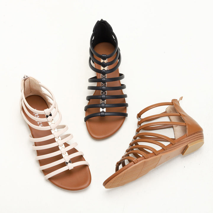 Dame gladiator sandaler i elegant design med dekorative elementer Stilla