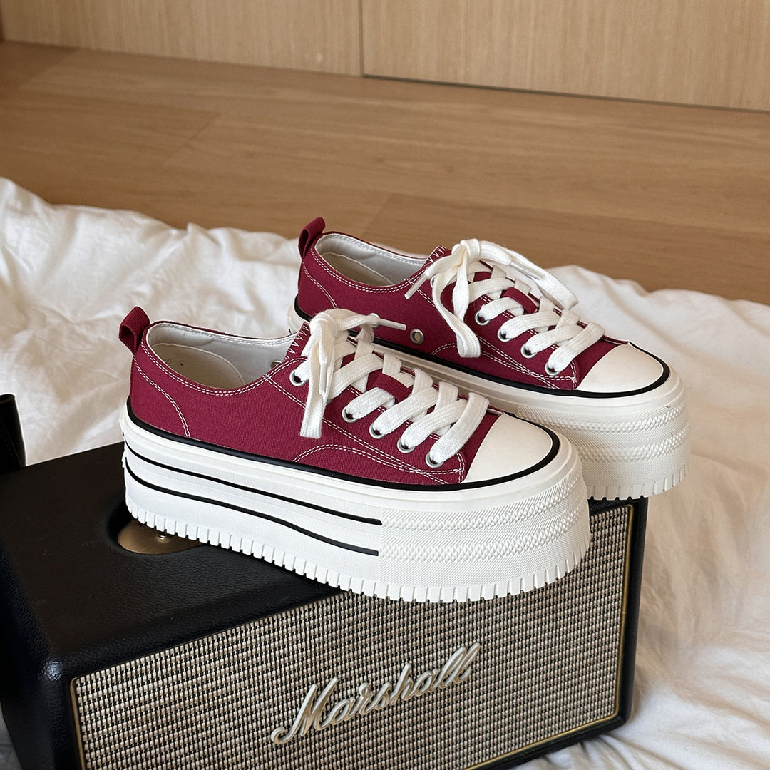 Femme Platform Fritid Sneakers Stilla