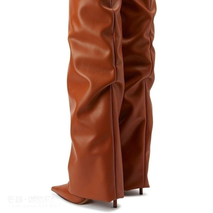 Femme Over-the-Knee Skulpturale Stiletto Støvler Stilla