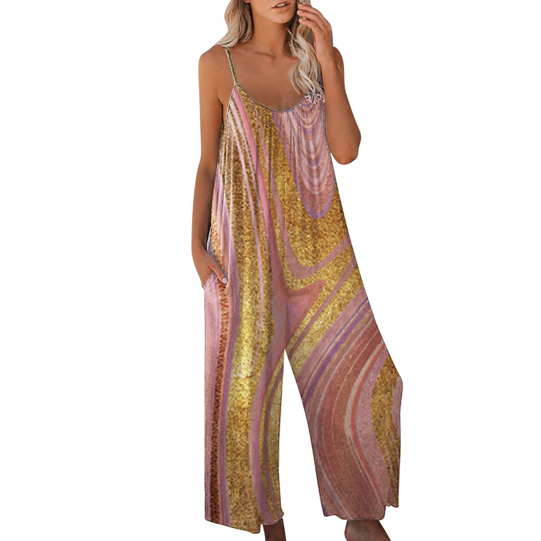 Dame Floral Print Maxi Jumpsuit Stilla