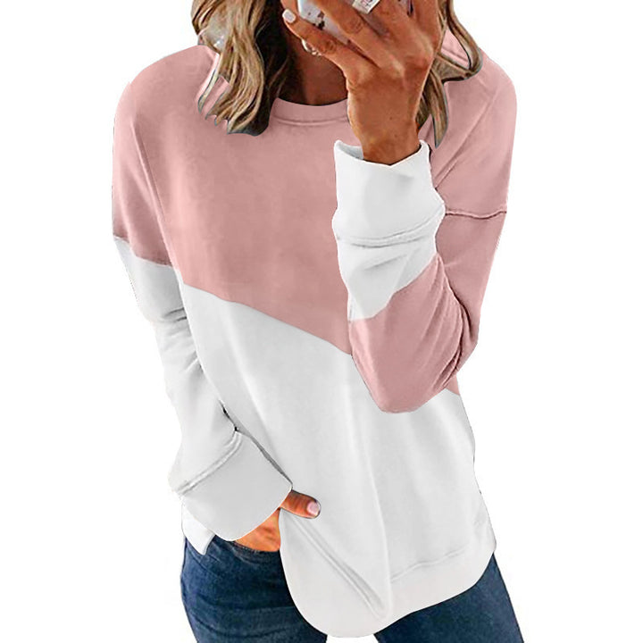 Damer Sweatshirt med moderne farveblok-design Stilla