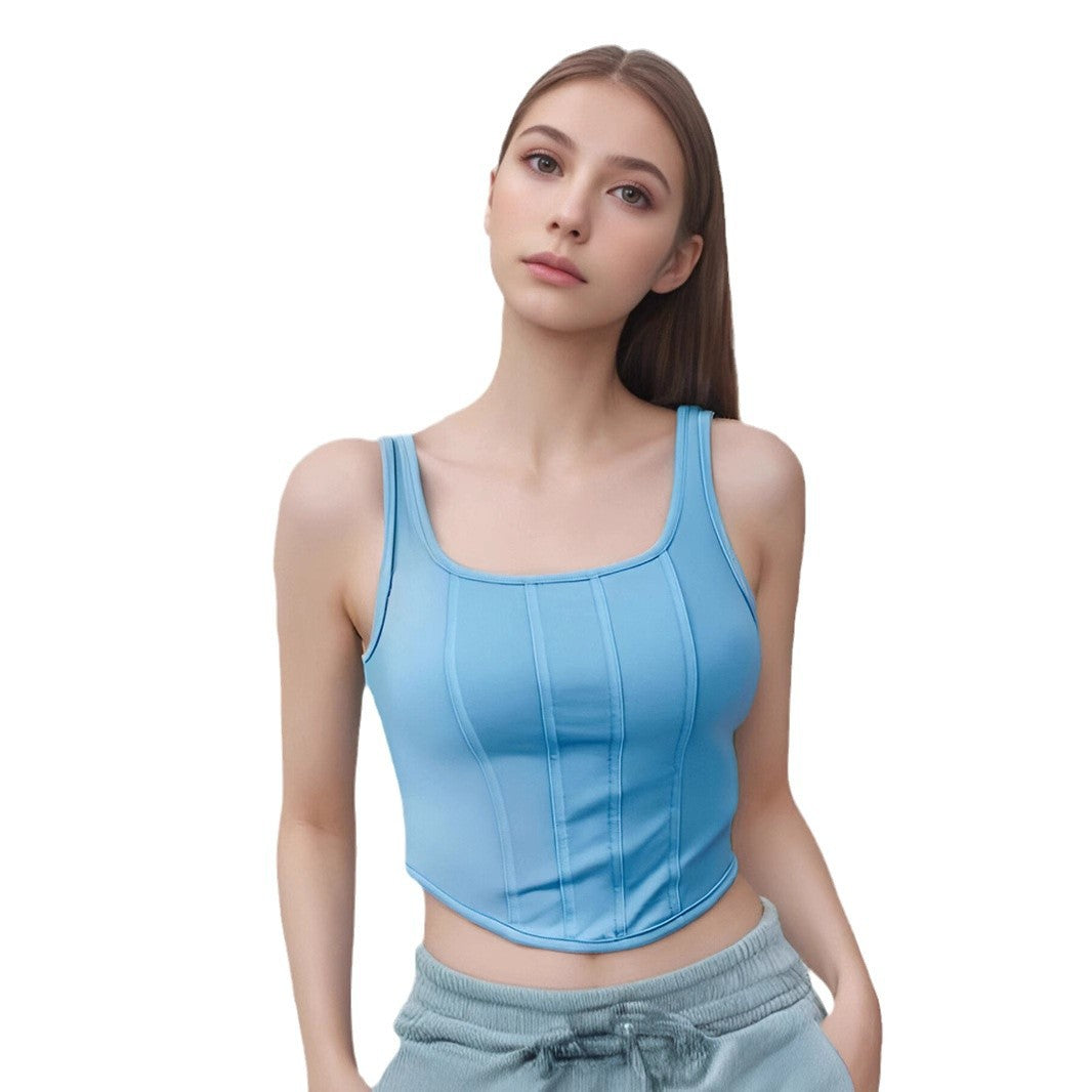 Damer figursyet Crop-Top Stilla