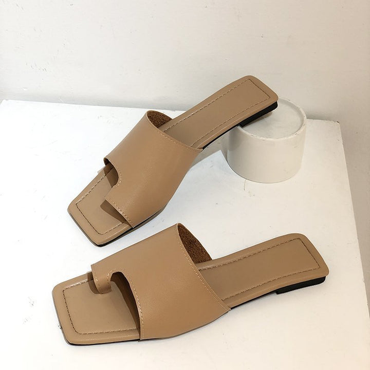 Dame åbne mules med elegant snit og komfortabel sål Stilla