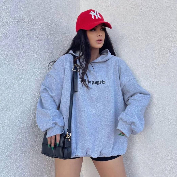 Kvindernes Oversized Hoodie med Kængurulomme Stilla
