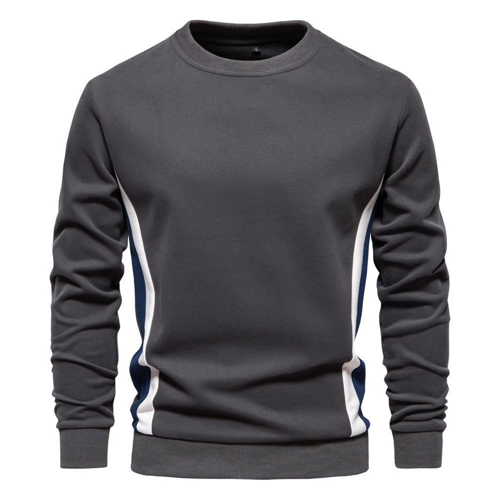 Herre fritidssweatshirt med moderne farveaccenter og blød inderside Stilla