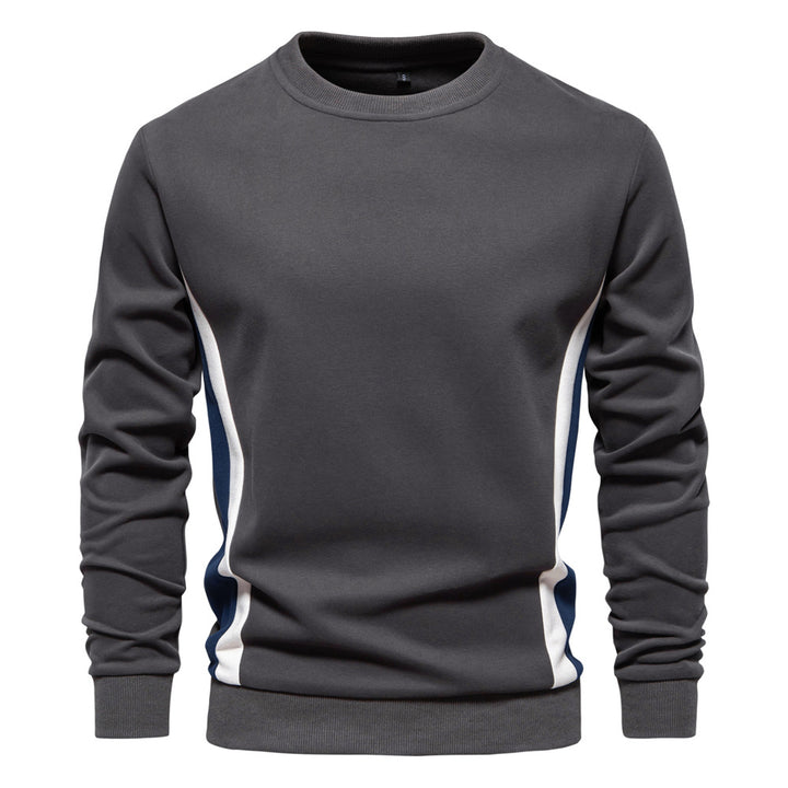 Herre fritidssweatshirt med moderne farveaccenter og blød inderside Stilla