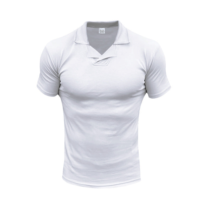 Herren Poloshirt med moderne krave og åndbar struktur Stilla