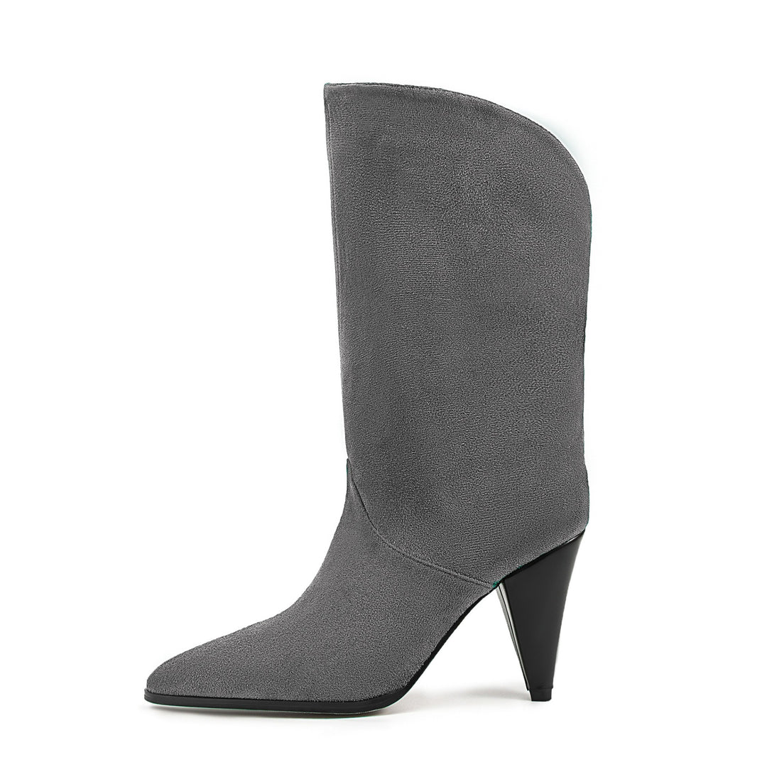 Femme Højhælede Western-Stil Ankelstøvler Stilla