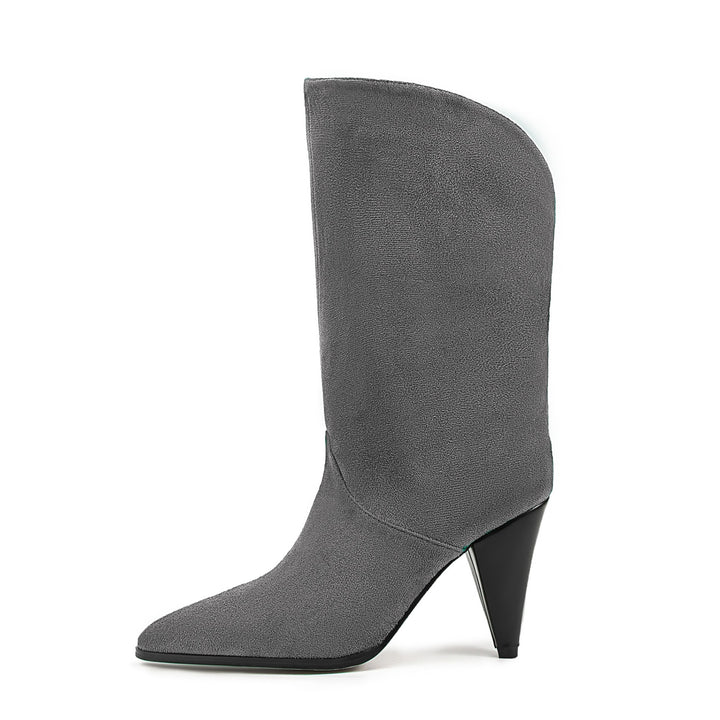 Femme Højhælede Western-Stil Ankelstøvler Stilla