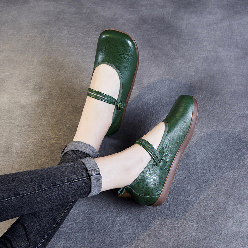 Dame Mary Jane Stil Komfort Ballerinas Stilla