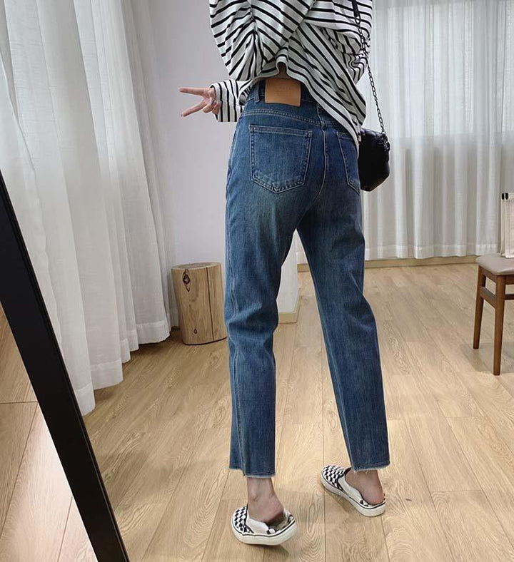 Dame moderne tilpasselige jeans Stilla