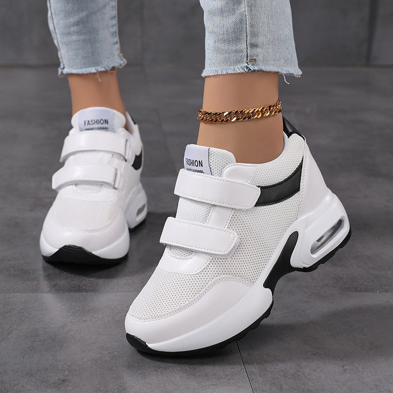 Dame Sneakers med velcro og luftpolstring Stilla