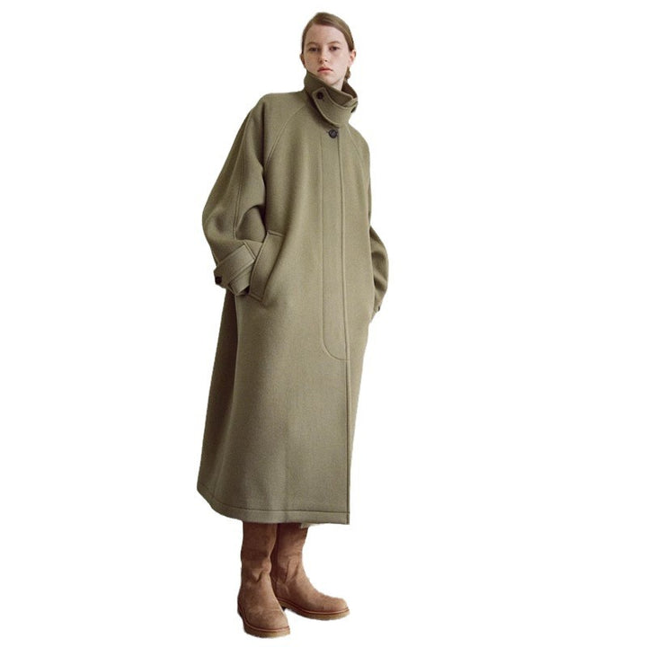 Kvinders oversized uldfrakke Stilla