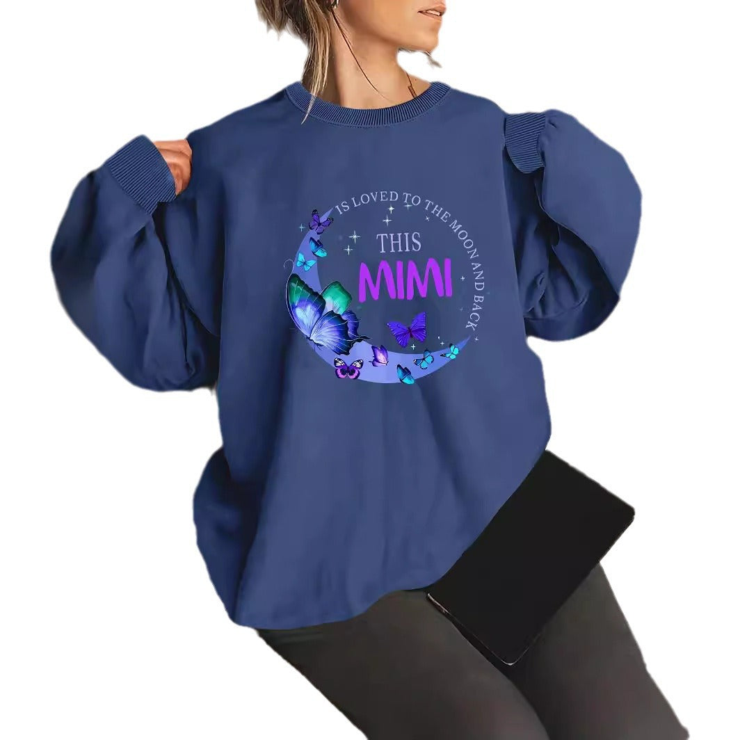 Kvinders Grafisk Sweatshirt Stilla