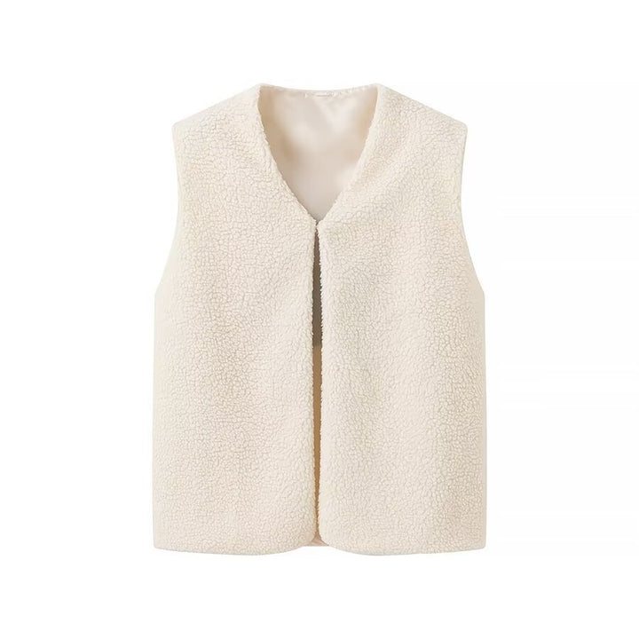 Dame fuzzy vest med materiale af høj kvalitet og elegant snit Stilla