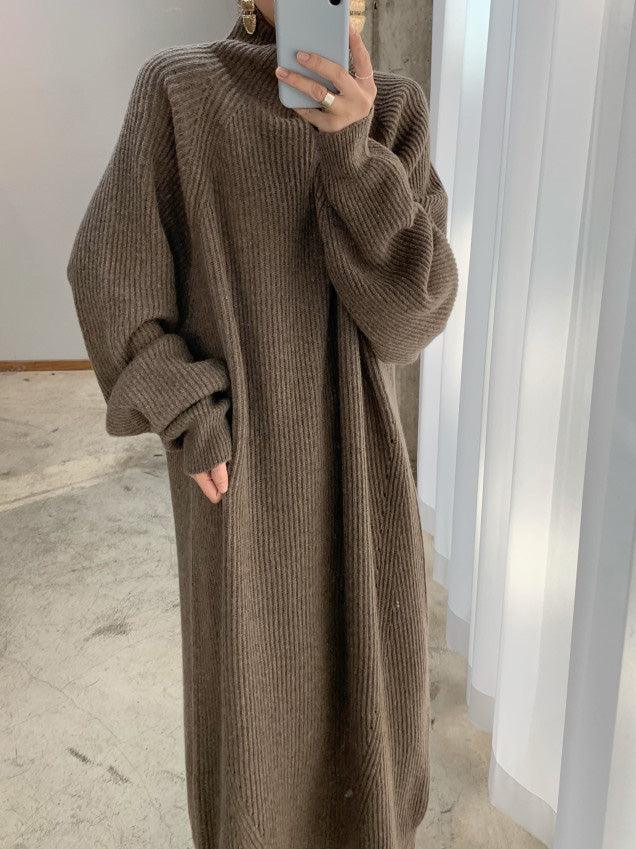 Stilla | Casual Kjole Med Rullekrave