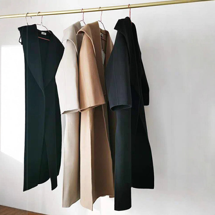 Kvindernes elegante oversized frakke med åben front Stilla