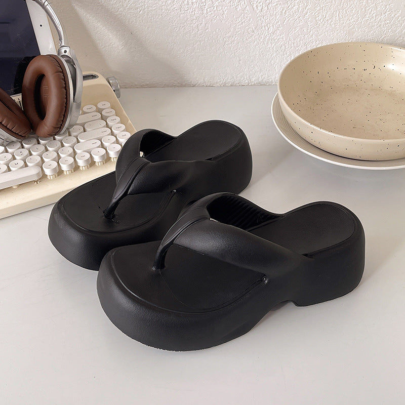Dame platform badesko med trendy design Stilla
