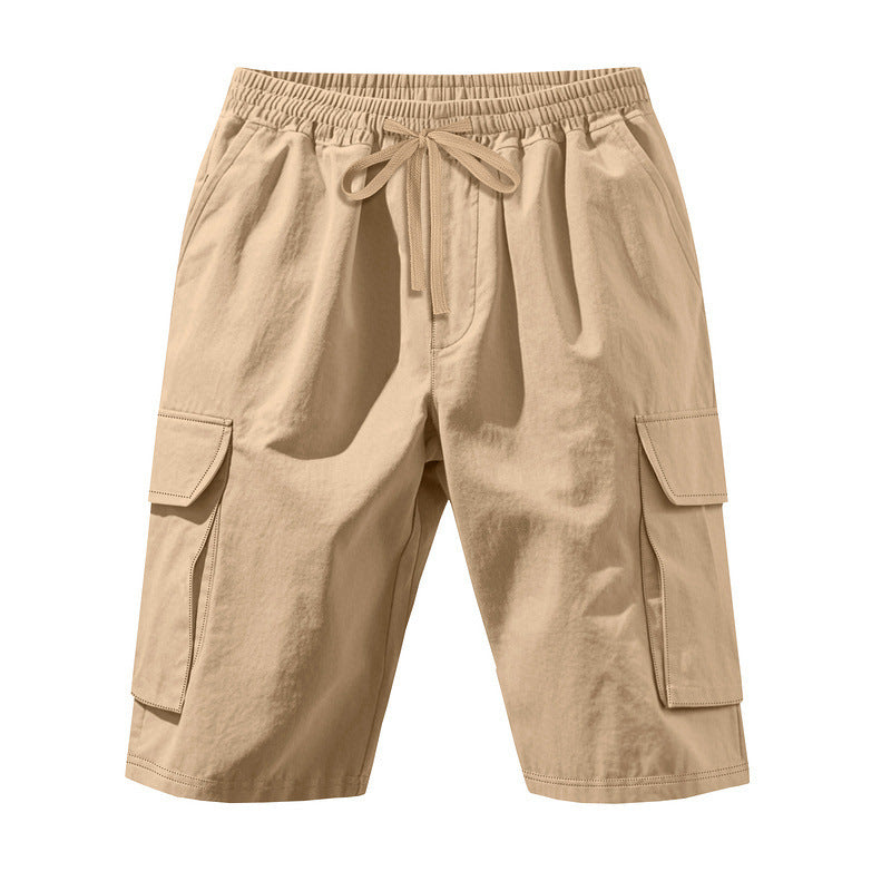 Dame Cargo Shorts med sidelommer og elastisk talje Stilla