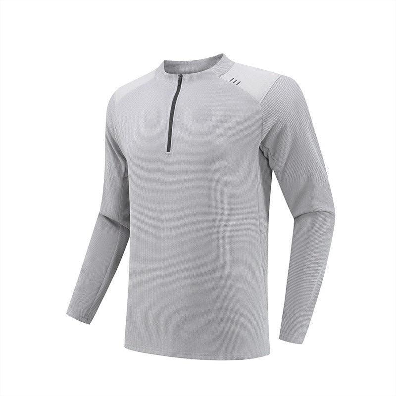 Herrer Funktionspullover med halvdelen af lynlåsen og ergonomisk design Stilla