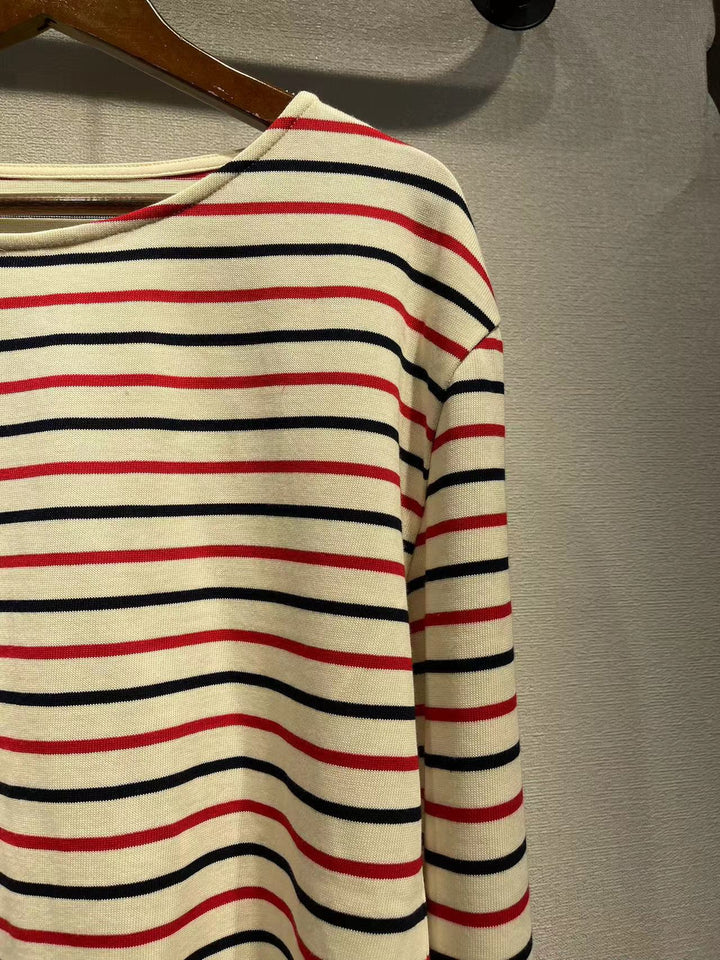 Dame Langærmet skjorte med stribet design og afslappet snit Stilla