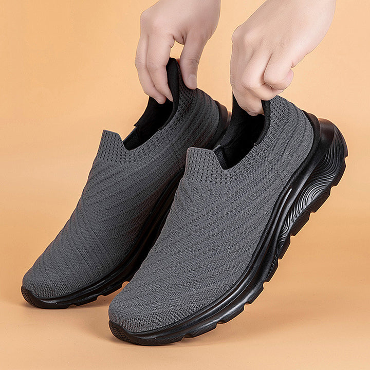 Dame Slip-On Komfort Sneakers med polstrede indlægssåler og åndbart strik-overmateriale Stilla