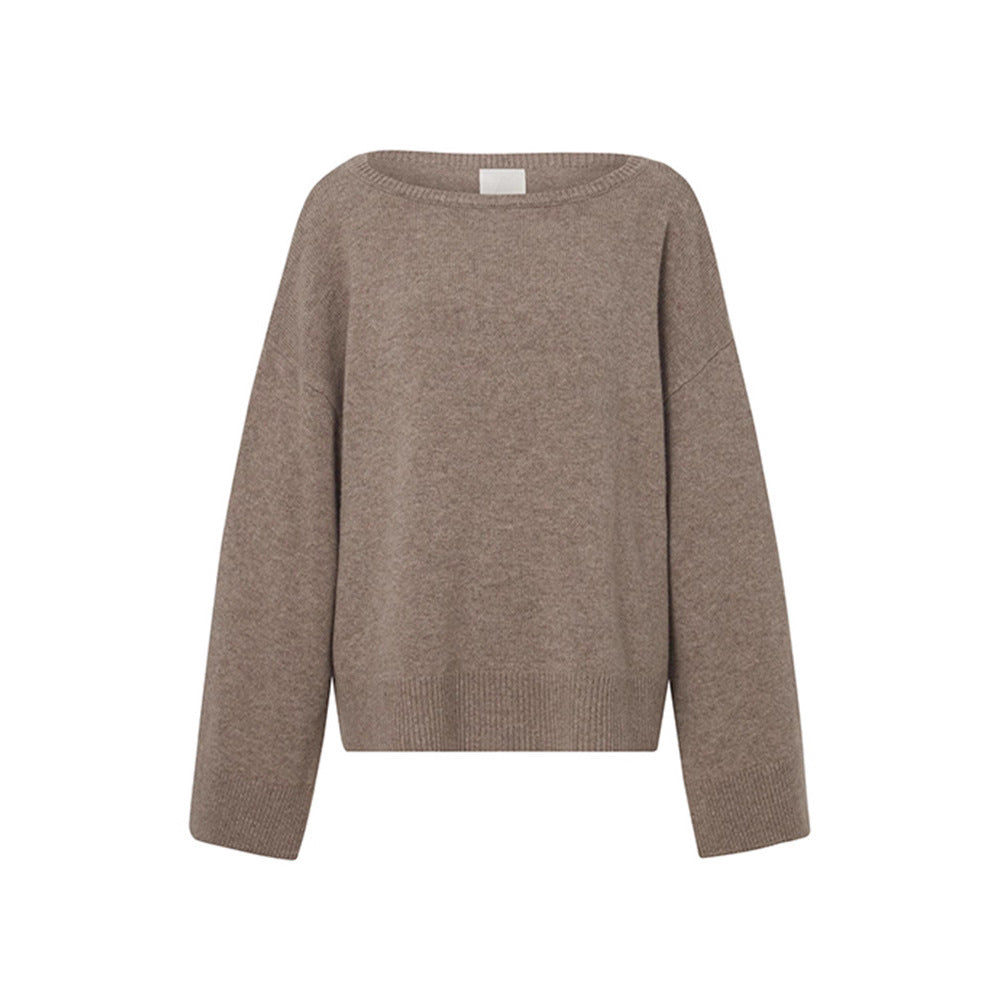 Kvinders afslappede strikket sweater med løs pasform Stilla