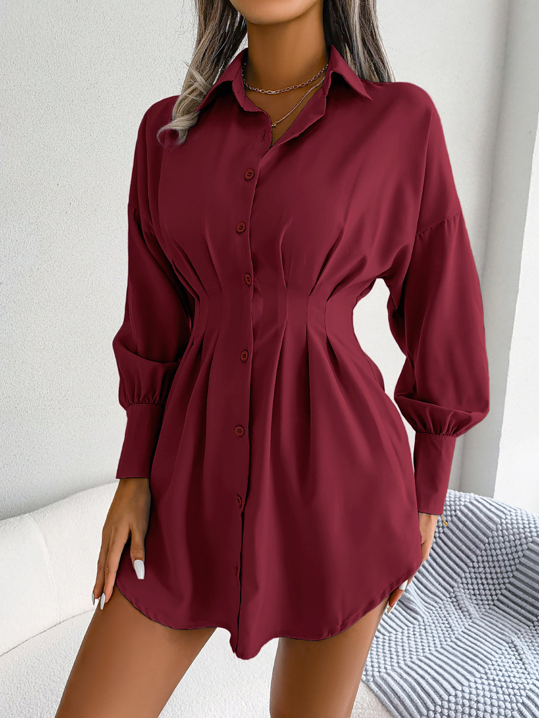 Damer Luksuriøs Skjorte Bluse i Oversized-Style Stilla