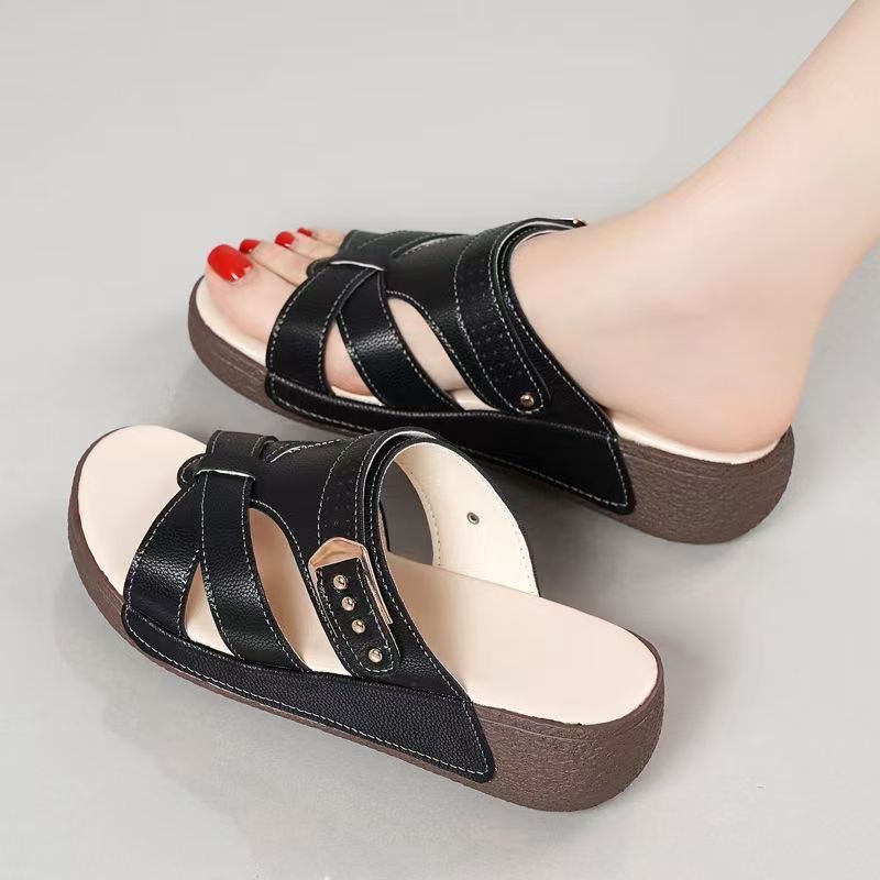 Dame Komfort-sandaler med ergonomisk design og fashionable remme Stilla