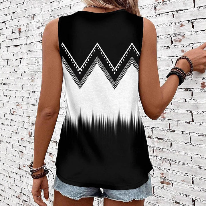 Dame Grafiktryk Tanktop Stilla