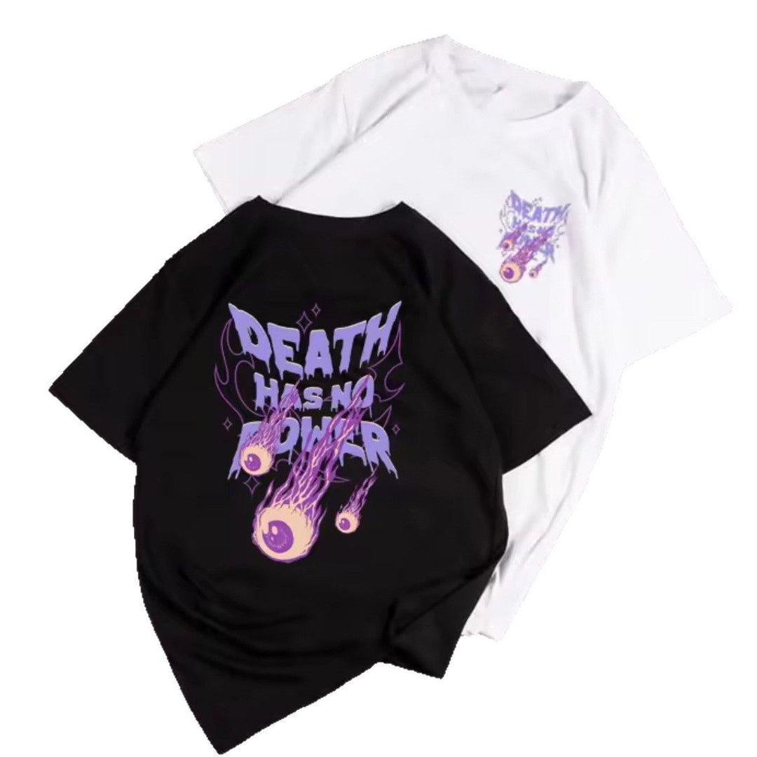 Dame Grafik T-Shirt med unikt, kunstnerisk tryk og afslappet snit Stilla