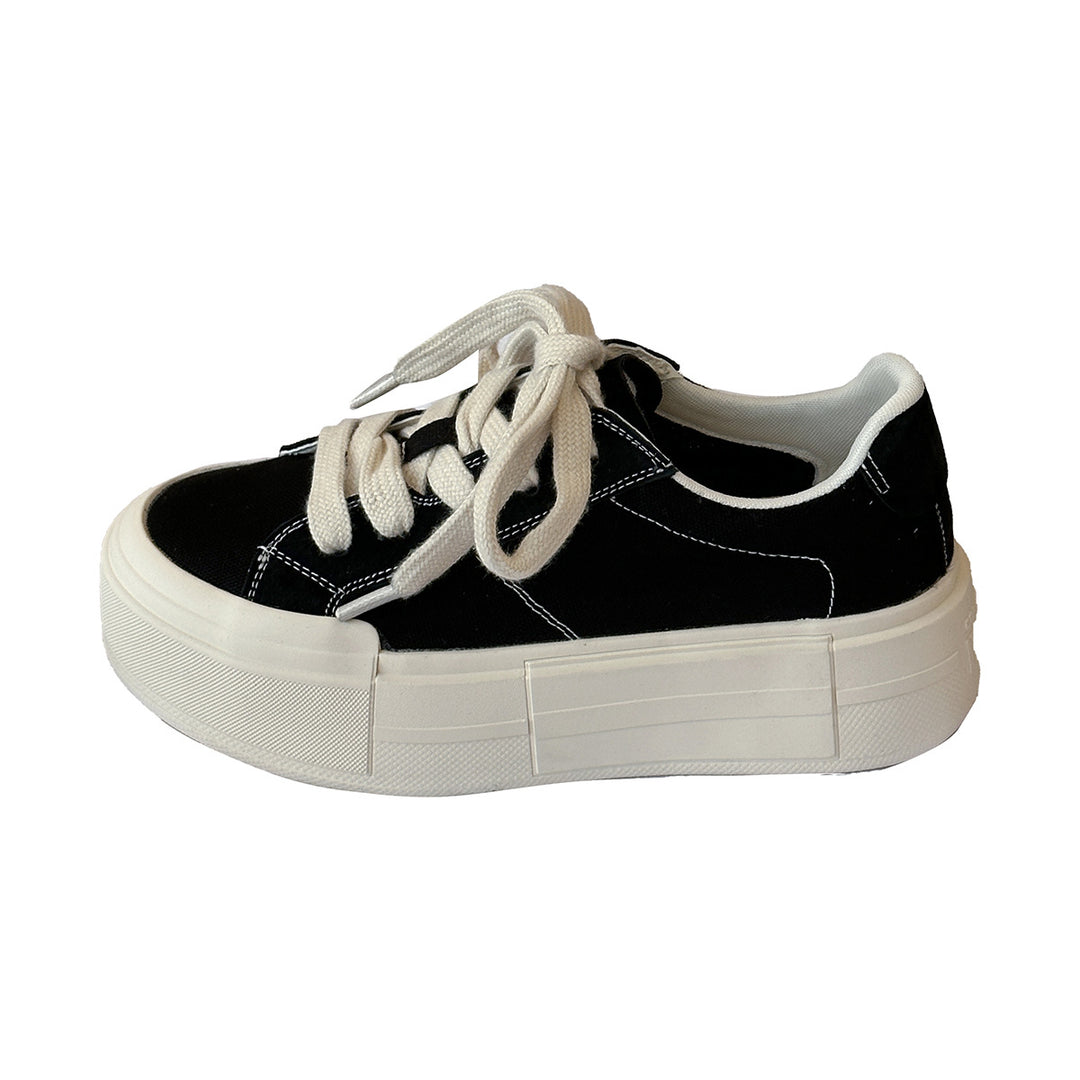 Femme Casual Platform Snøresko Stilla