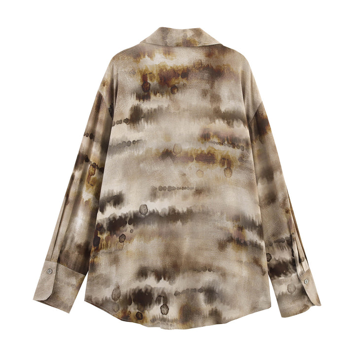 Femme Afslappet Fit Abstrakt Print Bukser Stilla
