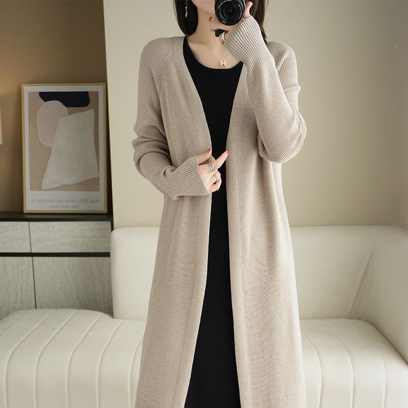 Dame Komfortabel Strikket Cardigan Stilla