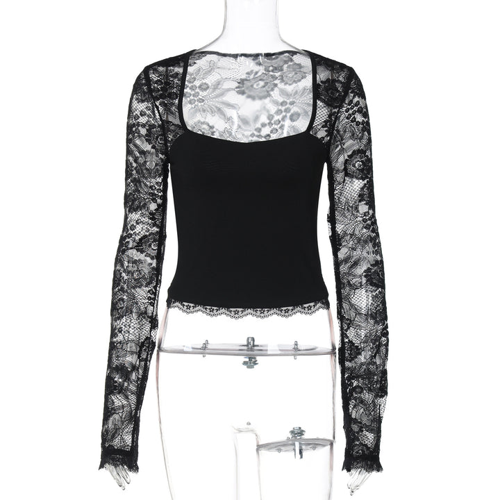 Dame Elegant top med spidse detaljer Skovae