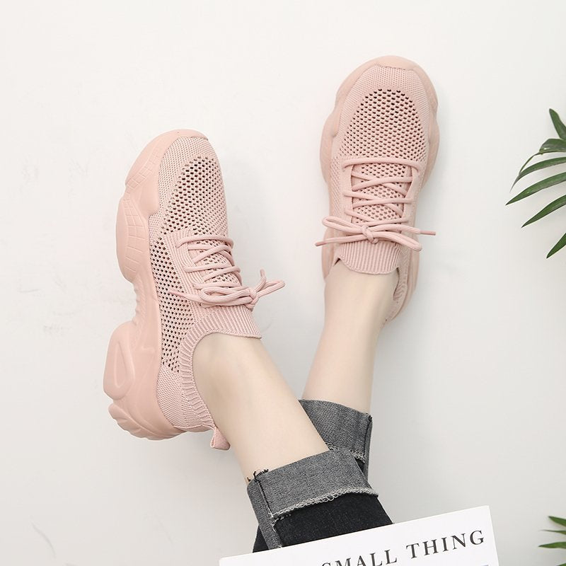 Dame åndbare Sneakers med elegant netstruktur og blød sål Stilla