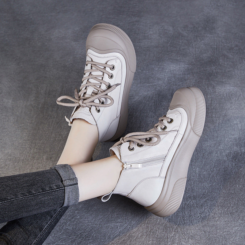 Dame High-Top Fritids Sneakers med hævet sål Stilla