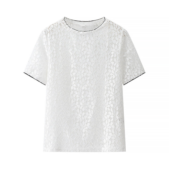 Dame spidstop med elegant rund halsudskæring og alsidigt design Stilla