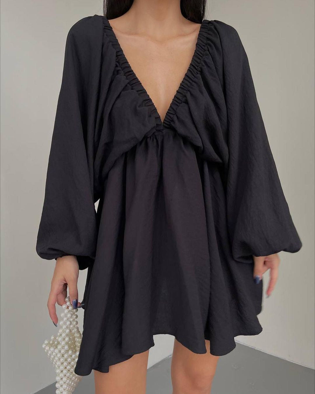 Dame sommerkjole med off-shoulder-design Stilla