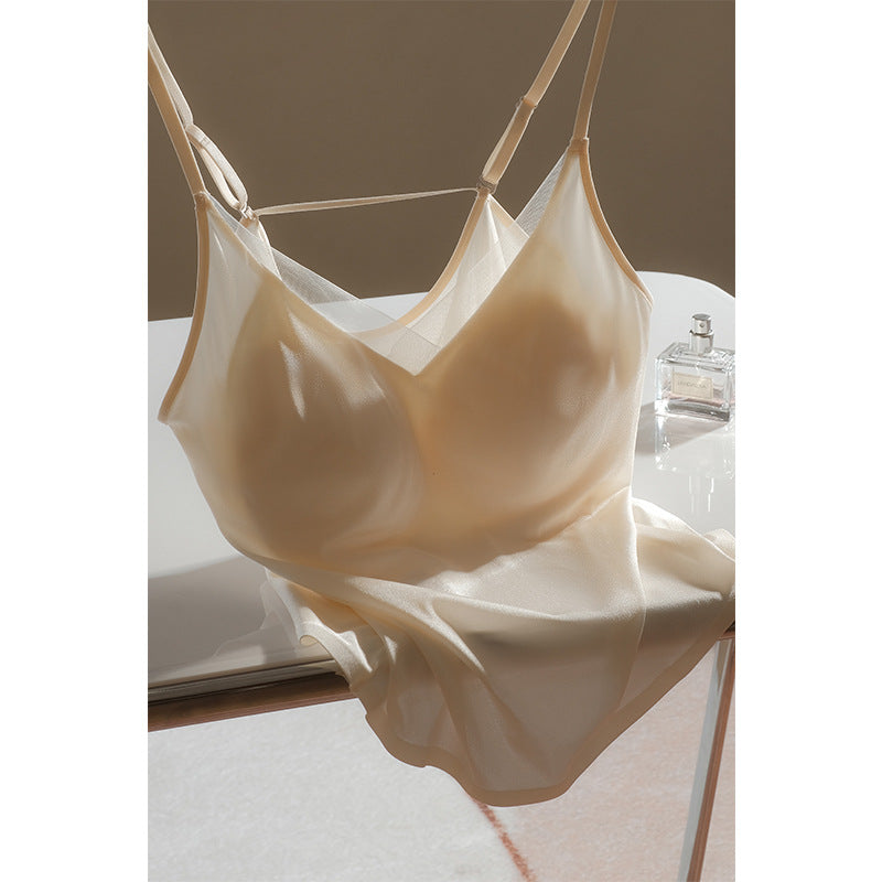 Dame Justerbare Stropper Satin Cami Top Stilla