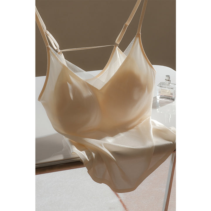 Dame Justerbare Stropper Satin Cami Top Stilla