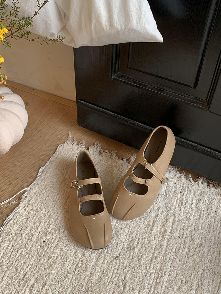 Femme justerbare remme Mary Jane clogs med unikt ze design Stilla